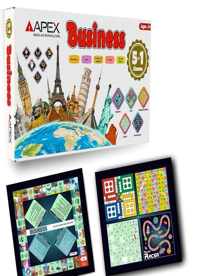 Apex Media and Marketing India Business + Cricket + Rocket Racer + Ludo + Snakes and Ladders