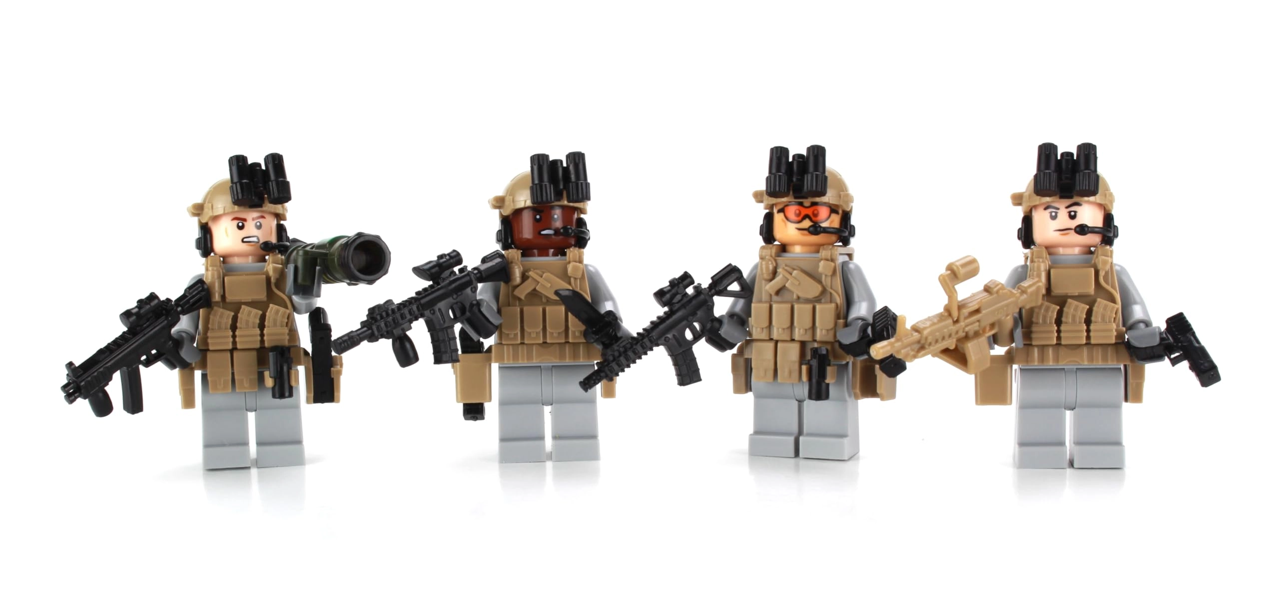 Battle Brick Special Forces Army Ranger Squad 4 pcs