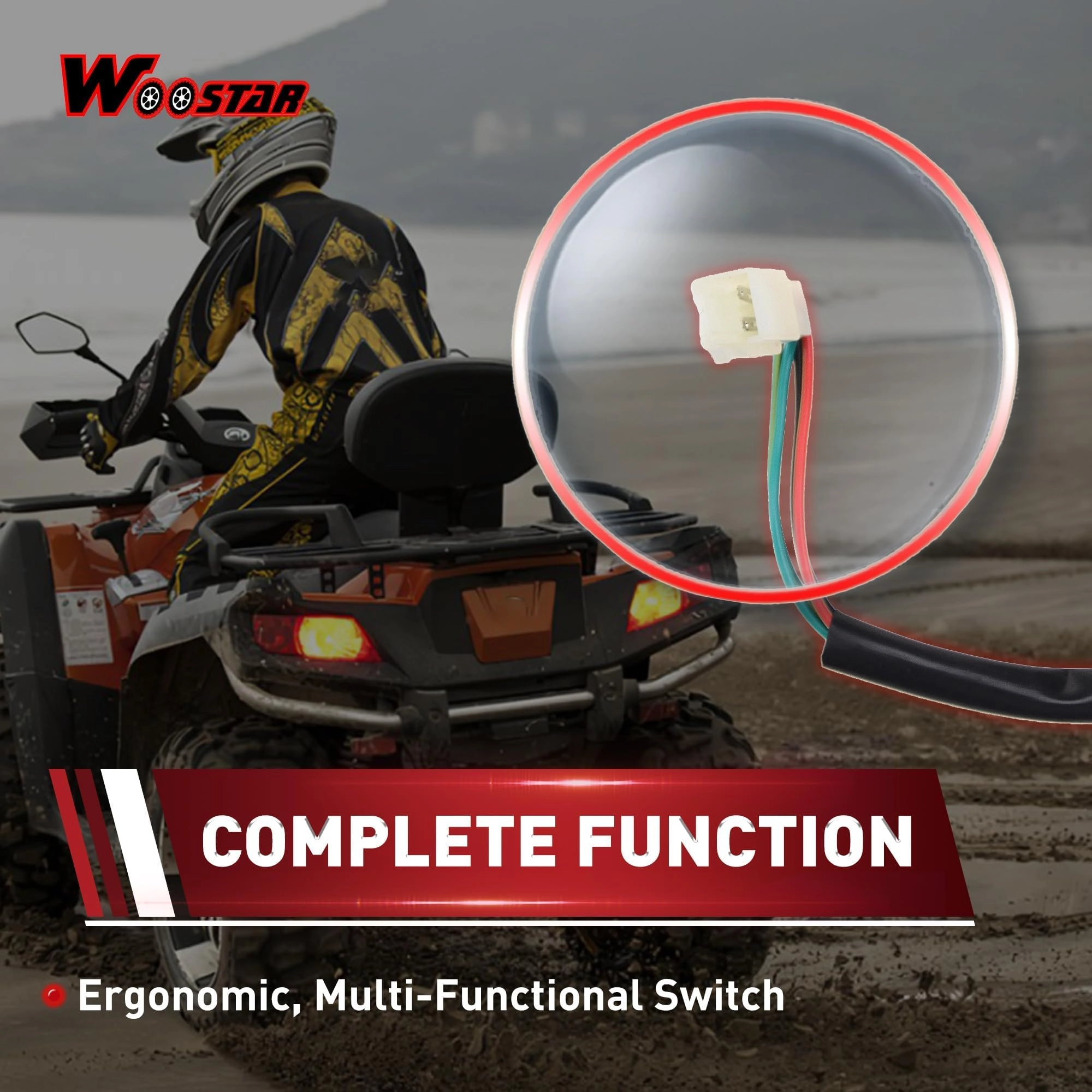 Start Switch Assembly - 22mm Handlebar Right