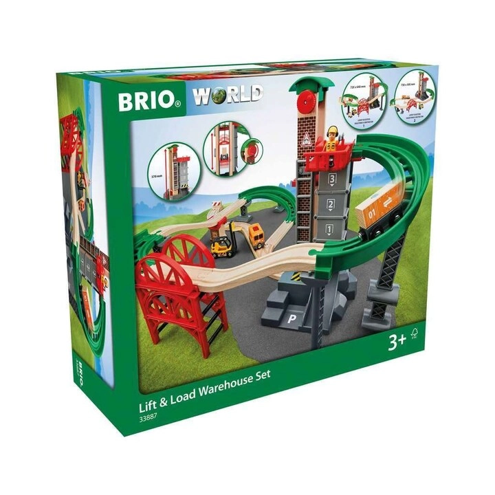 BRIO Lift & Load Warehouse Set - 32 Piece