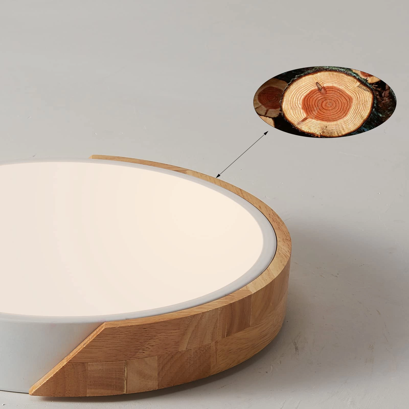 Flush Ceiling Light - 6000K 4000K 3000K Dimmable