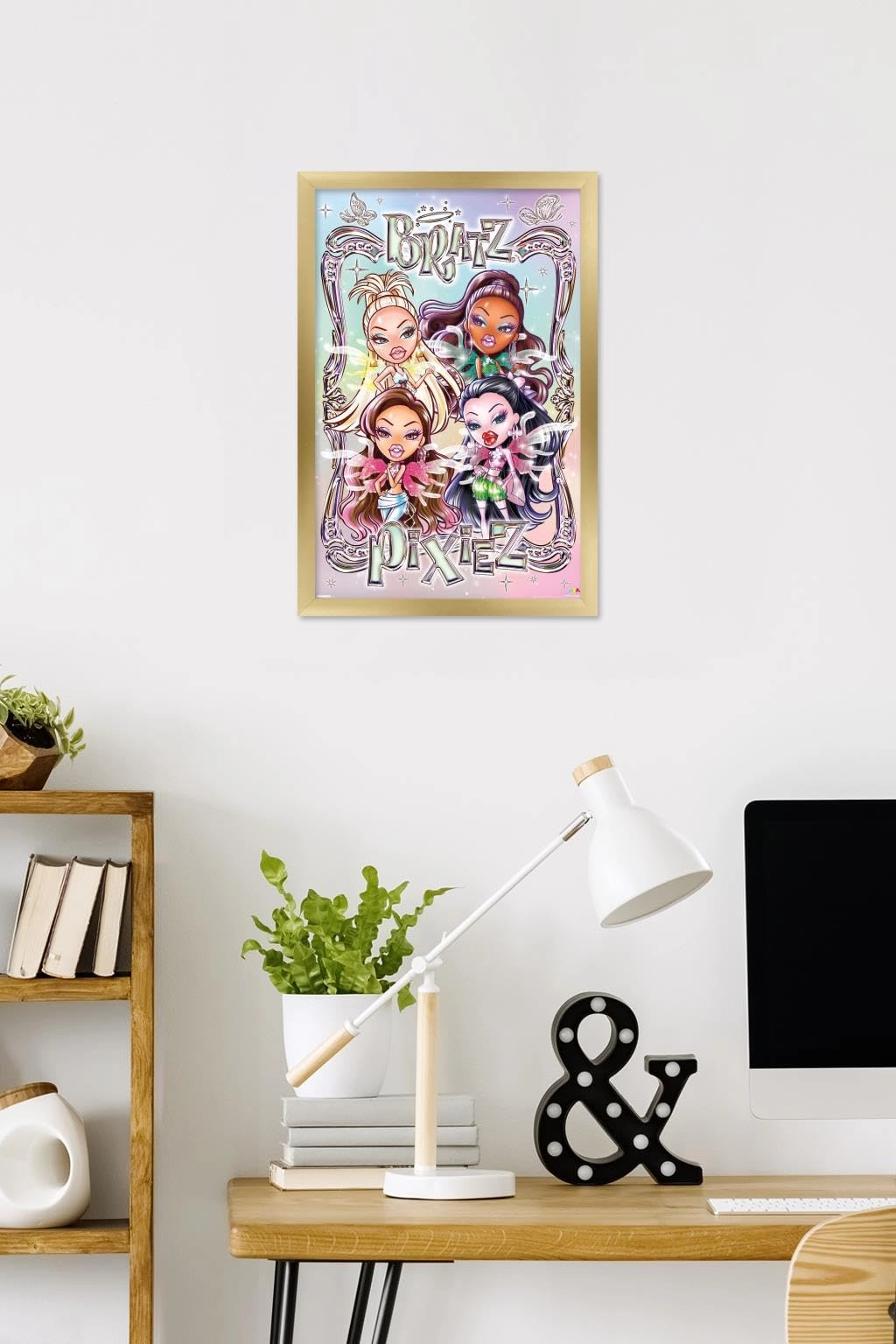 Pixiez Wall Poster - Paper 22.4"L x 14.7"W