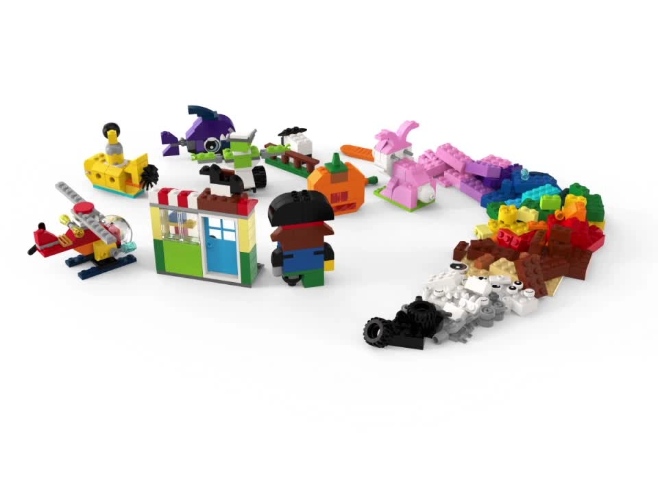 Classic Bricks and Eyes - Building Blocks