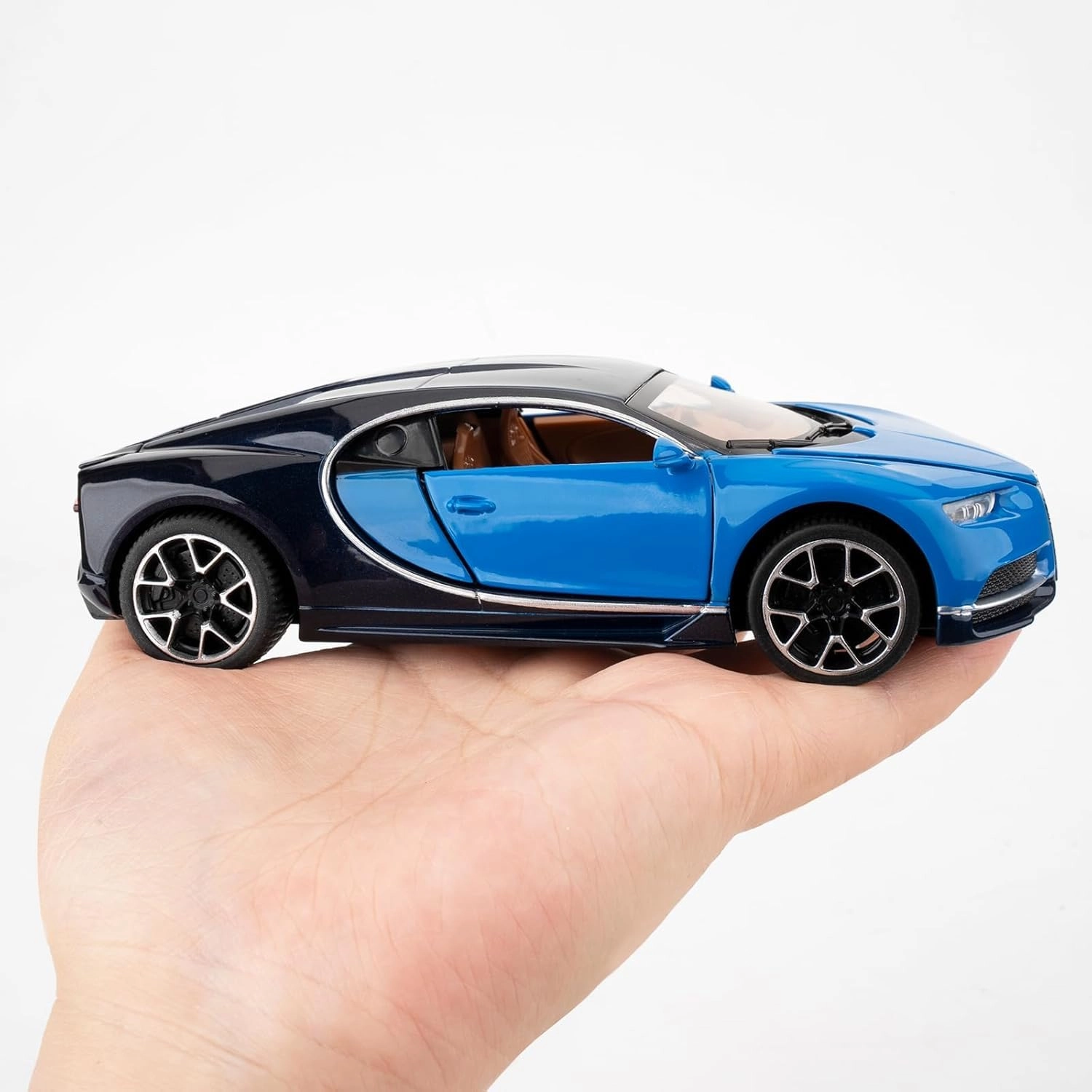 BUGATTI CHIRON - Metal Pull Back Blue