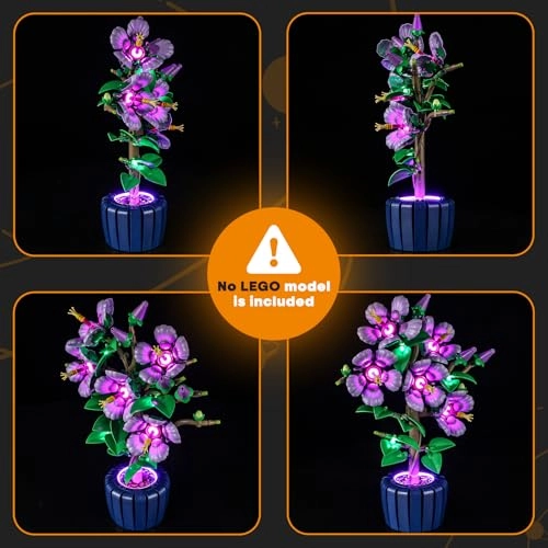 Light Set for LEGO 10372 Hibiscus - Plastic 1