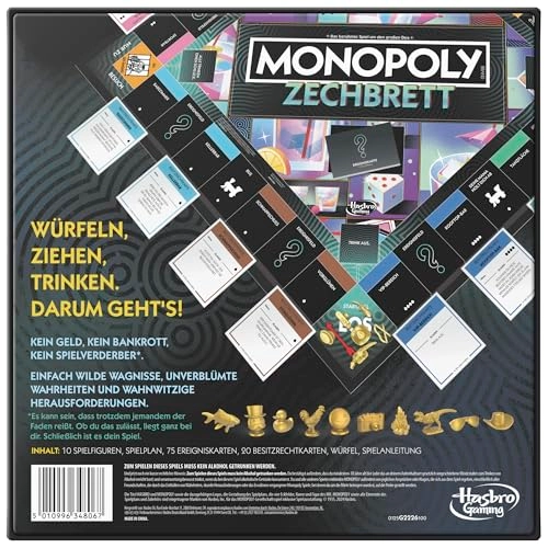 Monopoly: Board Crawl - Drinking Game (German)