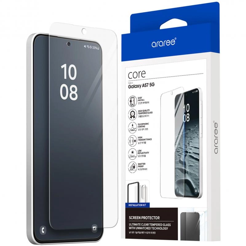 Clear Tempered Glass Screen Protector for Samsung Galaxy S23 FE 5G (2-Pack)