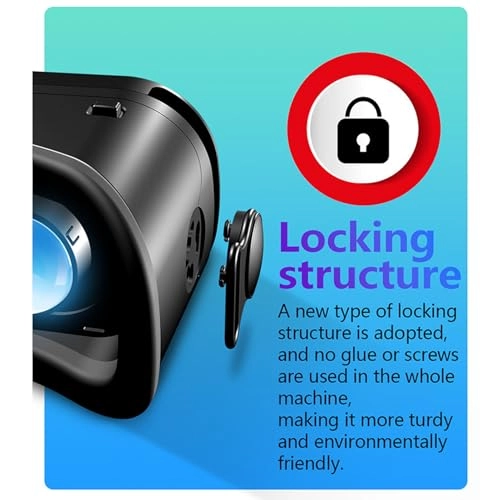 VR Headset - 120° FOV Blue Light Blocking Lenses 5-7 Inch