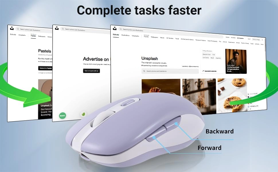 Ergonomic Mouse - Bluetooth (5.0/3.0) USB