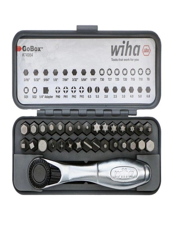 Wiha 74984 GoBox Standard Bit Set - 32 Piece
