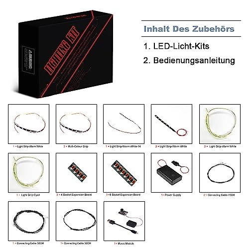 LED Lighting Kit for LEGO PAC-Man Arcade 10323 - Copper 1 5V