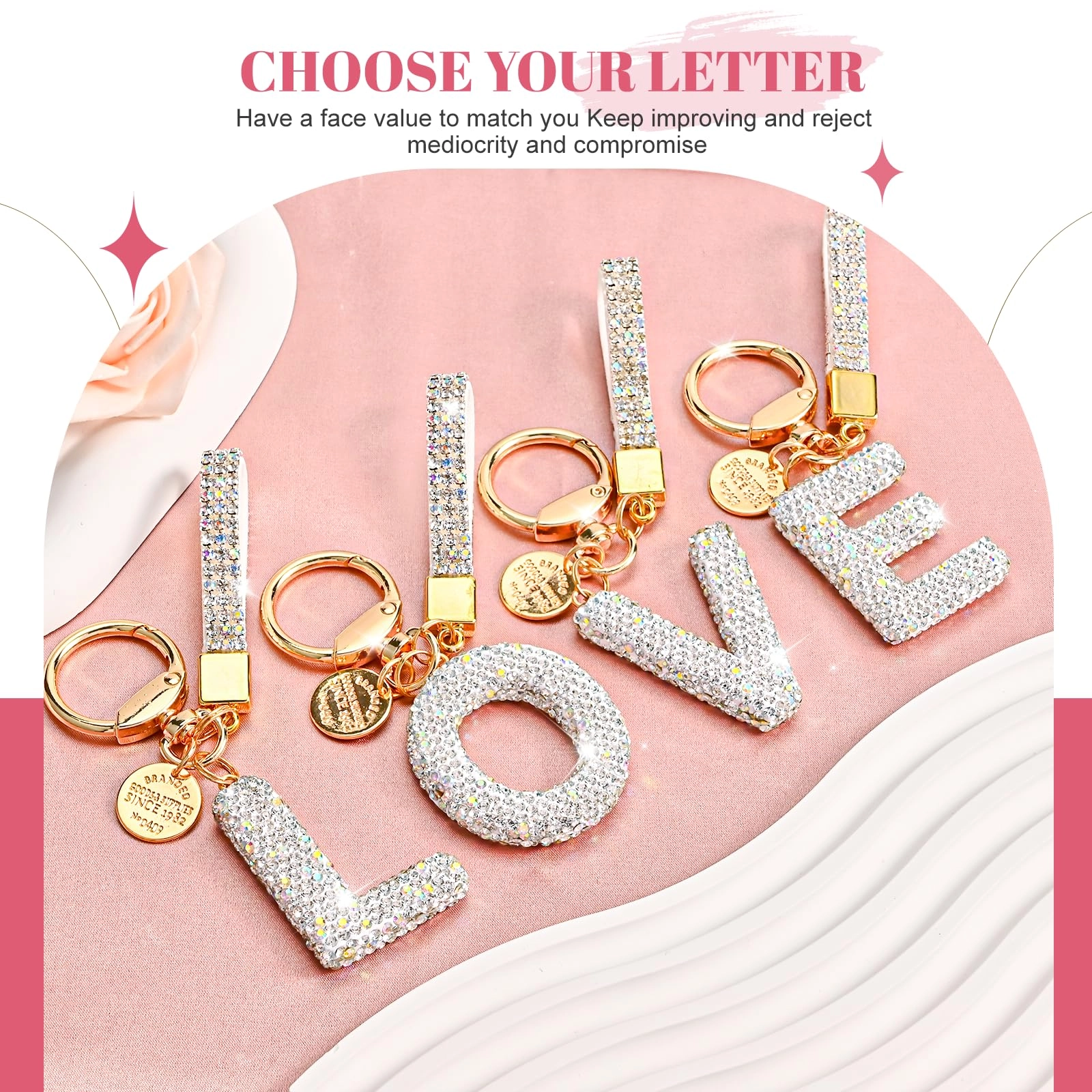 Initial Letter Keychain