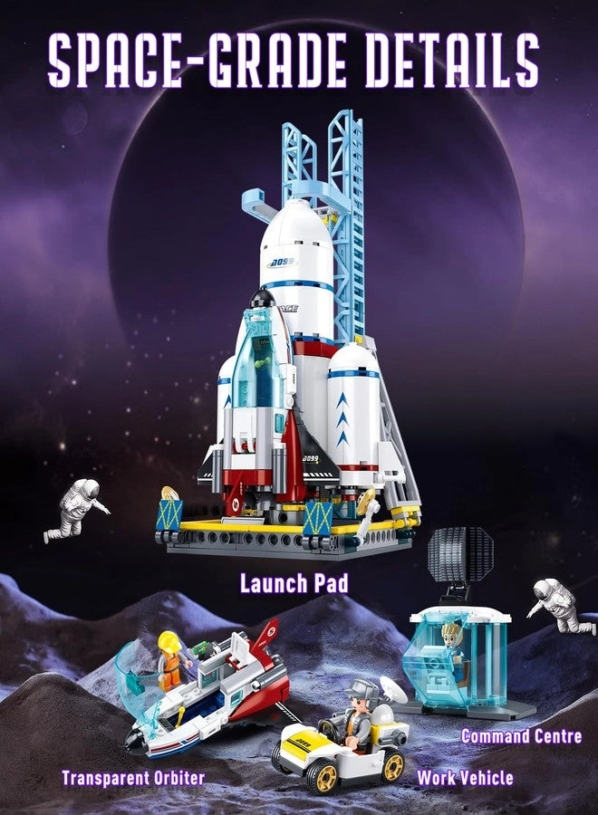 Space Launch Center - Rocket Launchpad Compatible with Lego Space