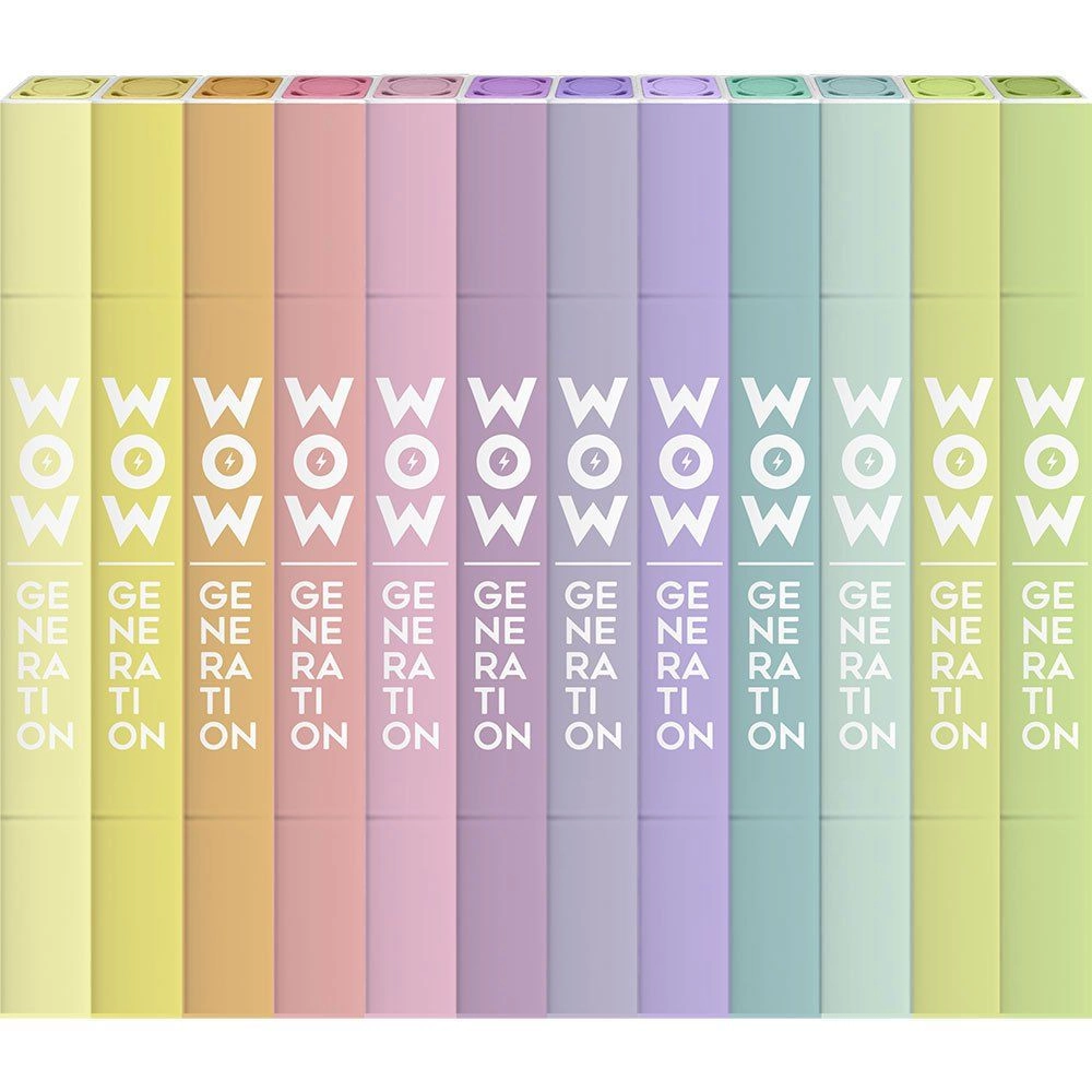 Double Ended Squared Markers - Multi Colour dual sided