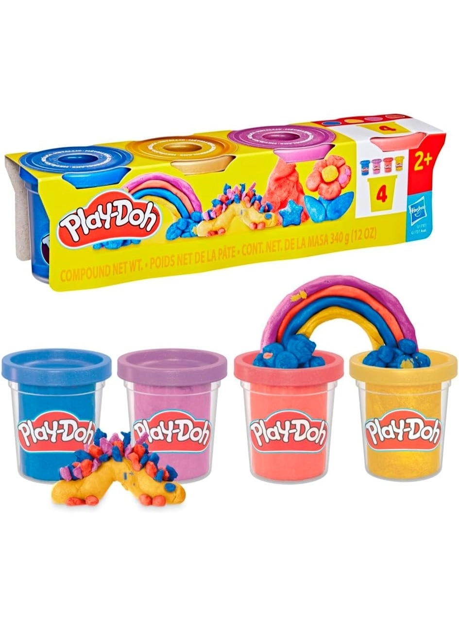 Play-Doh Metallic Shine Modeling Compound - 85g 4pcs.