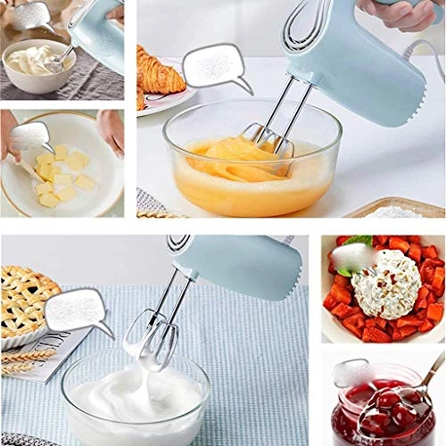 Handheld Electric Egg Beater - High Power 5-speed Turbo