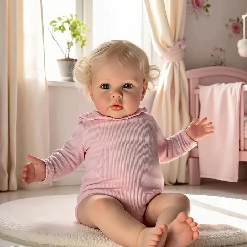 Ellie Reborn Baby Doll - 24 inches Silicone vinyl Ages 3+