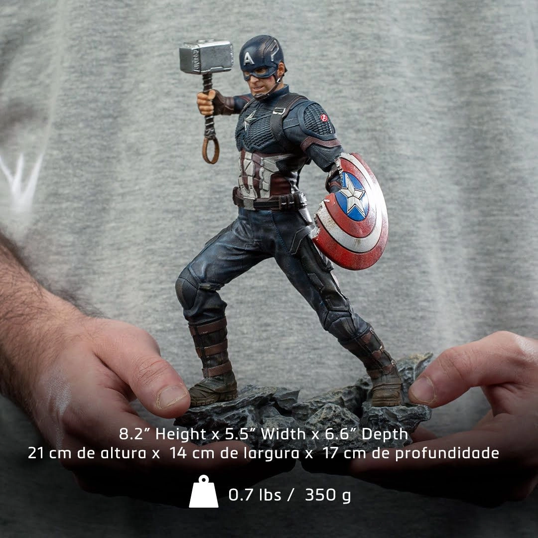 Captain America - The Infinity Saga - Ultimate BDS Art Scale 1/10 Limited Edition Hand Painted