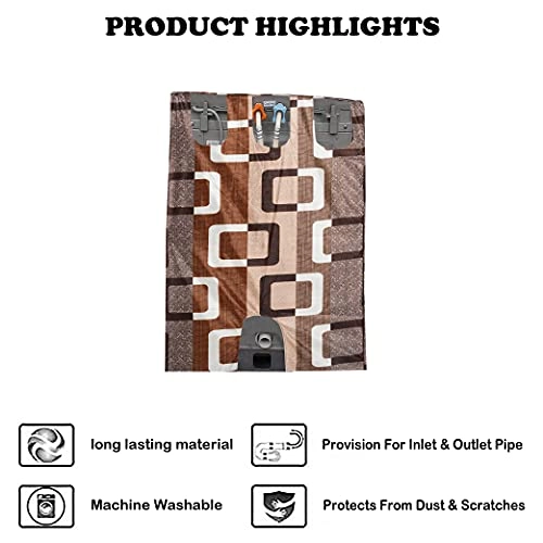 Front Load Washing Machine Cover - Washable Dustproof 23x23x33