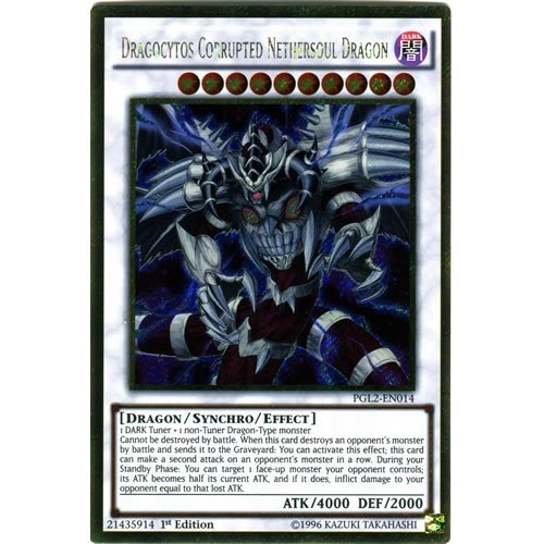 Konami PGL2-EN014 Dragocytos Corrupted Nethersoul Dragon - Unlimited Ed Premium Gold 2 Single Card