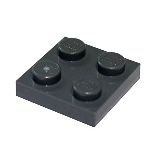 LEGO 2x2 Plate - 100 pcs