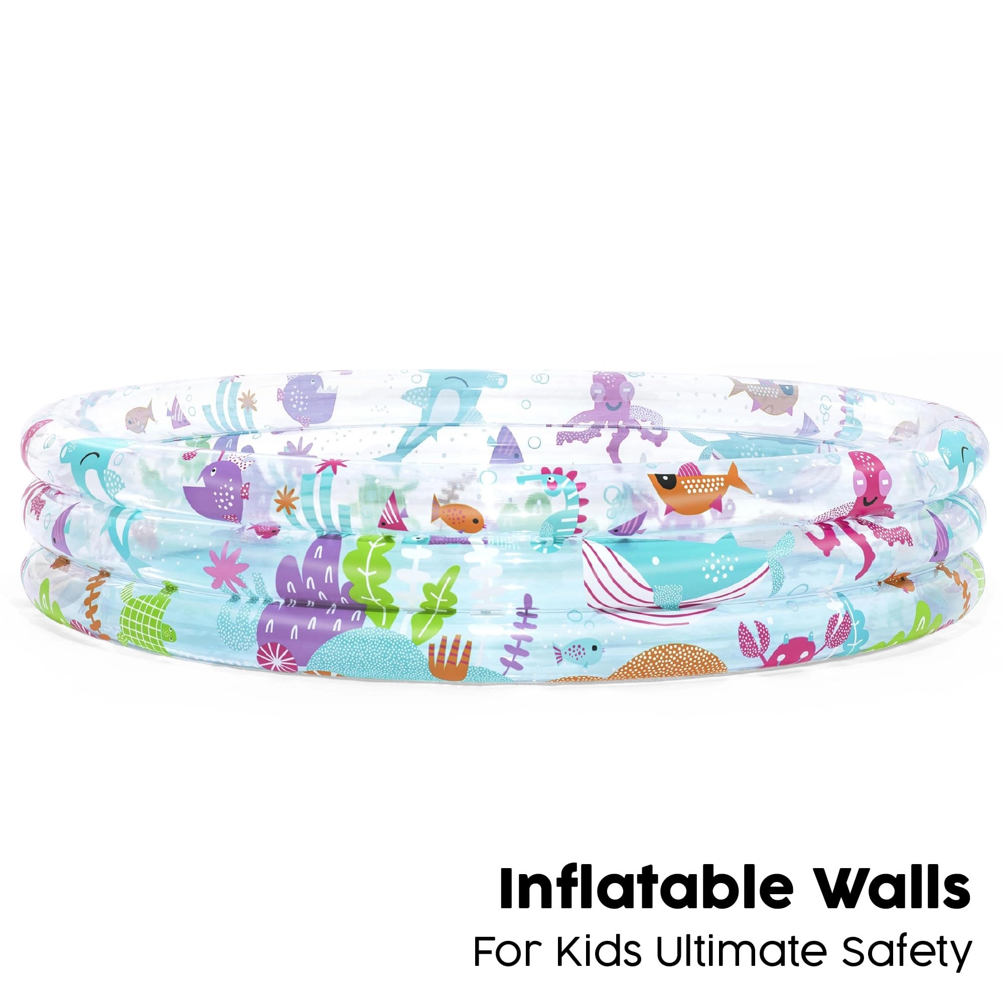 3-Ring Summer Colors Paddling Pool - 1.52 m 317 L