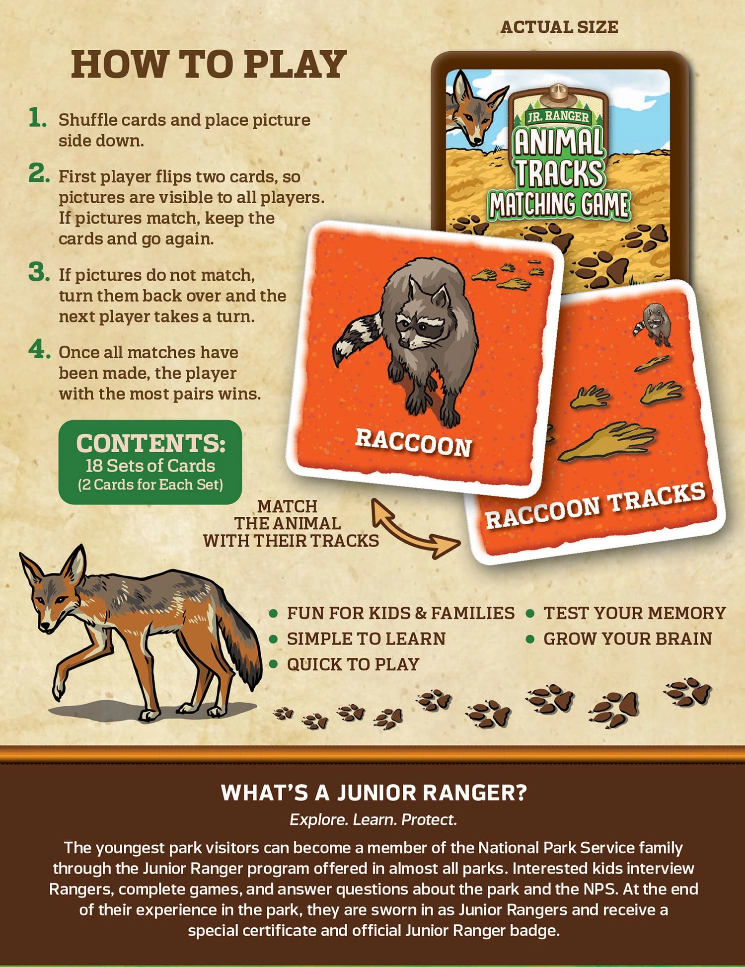 Jr Ranger - 3+ 1 pieces