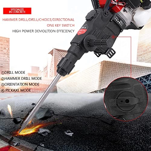 3 in 1 32cc Demolition Hammer - 1800w