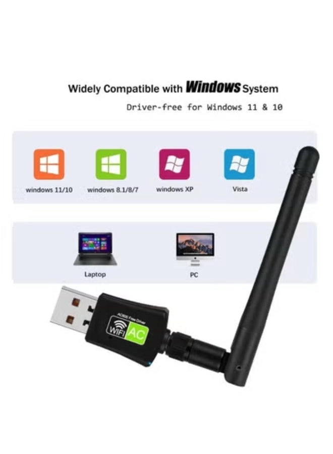 AC600 - Dual Band 5GHz/2.4GHz USB 802.11ac