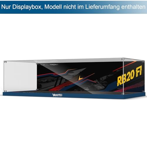 Acrylic Display Case for LEGO Oracle Red Bull Racing RB20 F1 Racing Car 42206