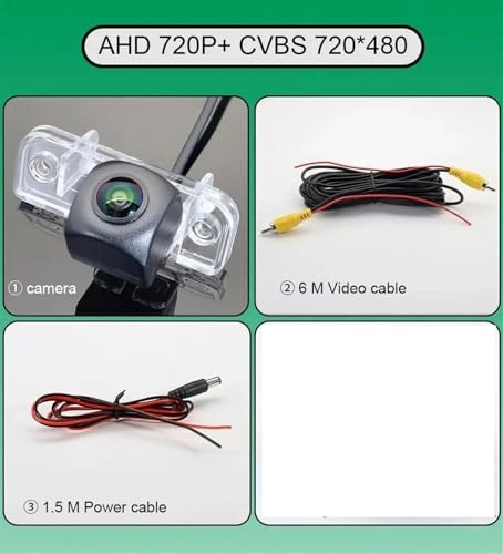 Rear View Camera - Night vision Wire AHD 720P