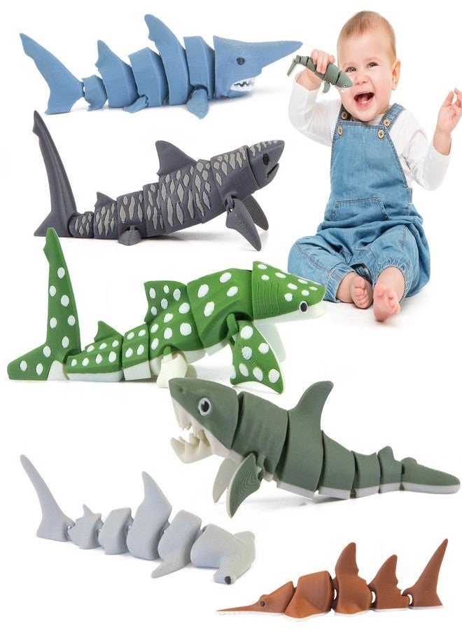 Viabty Shark Figurines - 6PCS