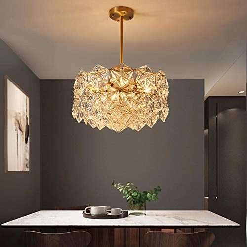 Full Copper Light Luxury Crystal Chandelier