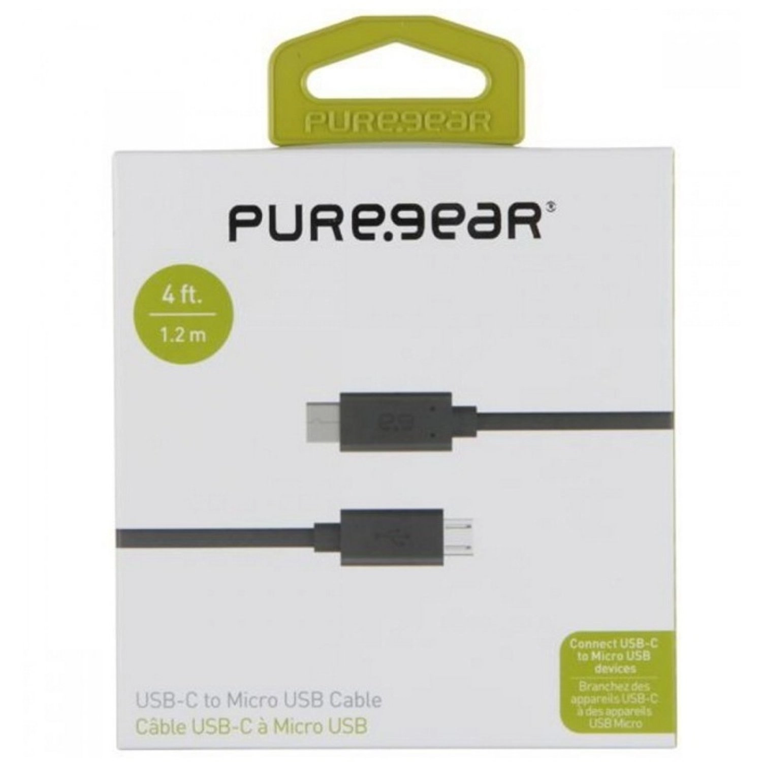 61346PG USB C To Micro USB Charge & Sync Cable USB-C to Micro-USB 1.2m