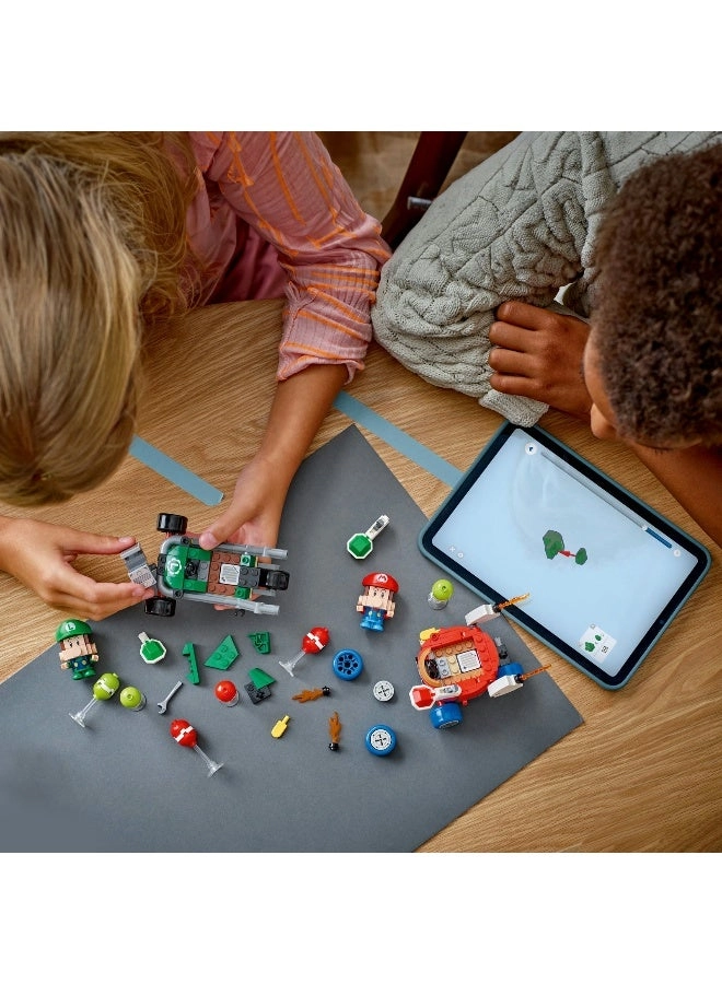 Super Mario Mario Kart Baby Mario vs. Baby Luigi (72034)