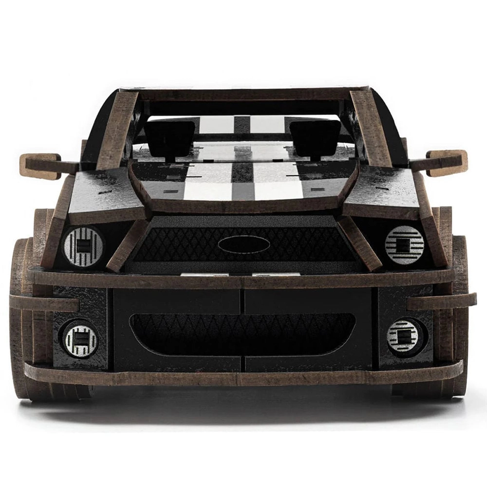 2-in-1 Stallion GT + Comet GTS 3D Wooden Puzzle (4107390-STALLION_GT_BLACK) - 248 pcs