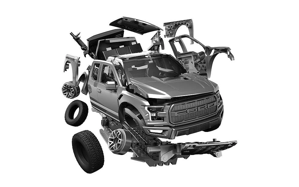 Airfix Quickbuild Ford F-150 Raptor - Vehicle
