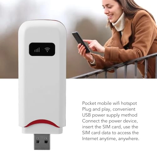 4G LTE USB WiFi Modem - 4G LTE USB Up to 10 Users SIM Card Slot