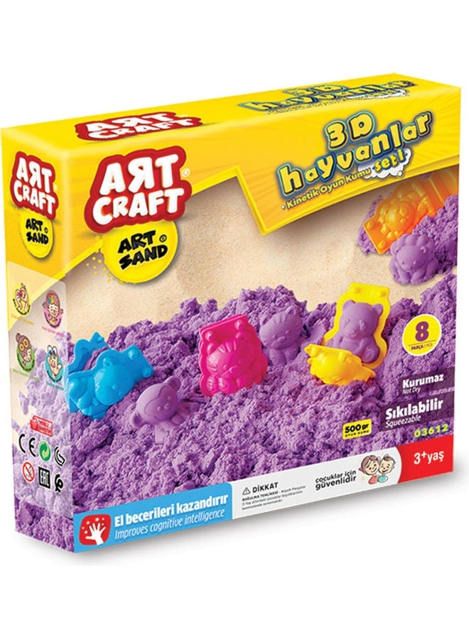 3D Animals Modeling Play Sand Set - 3+ years