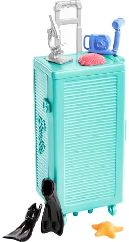 Marine Biologist Doll And Playset - Dark Skin Tone Brunette 10+ Pieces