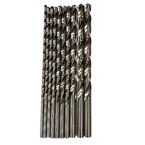 HSS Drill Bit - 10Pcs 4.2, 5.2, 5.5, 6.2, 6.8, 7.2, 7.5, 8.5, 9.5, 10.5 mm