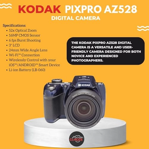 Pixpro AZ528 + SDXC Card + Cleaning Cloth