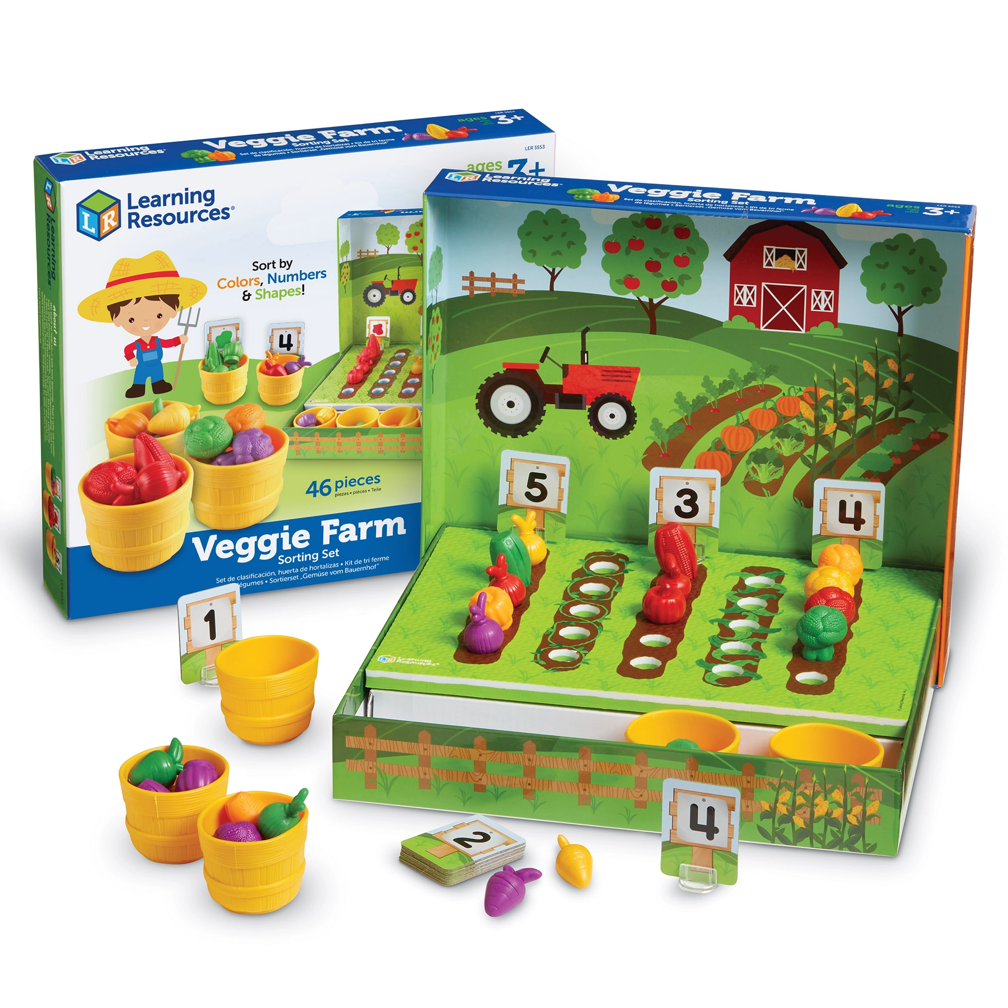 Learning Resources Veggie Farm Sorting Set - Suitable for 3 years & above