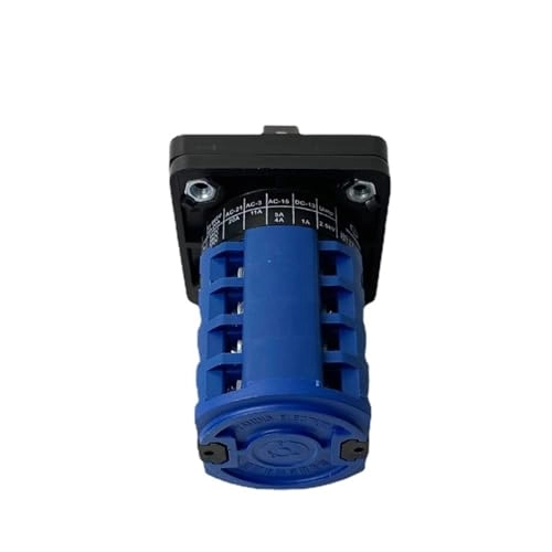 Rail Mounted Cam Switch - 2/3/4/6/7 Position 20A 660V 3 Pole Rotary Changeover