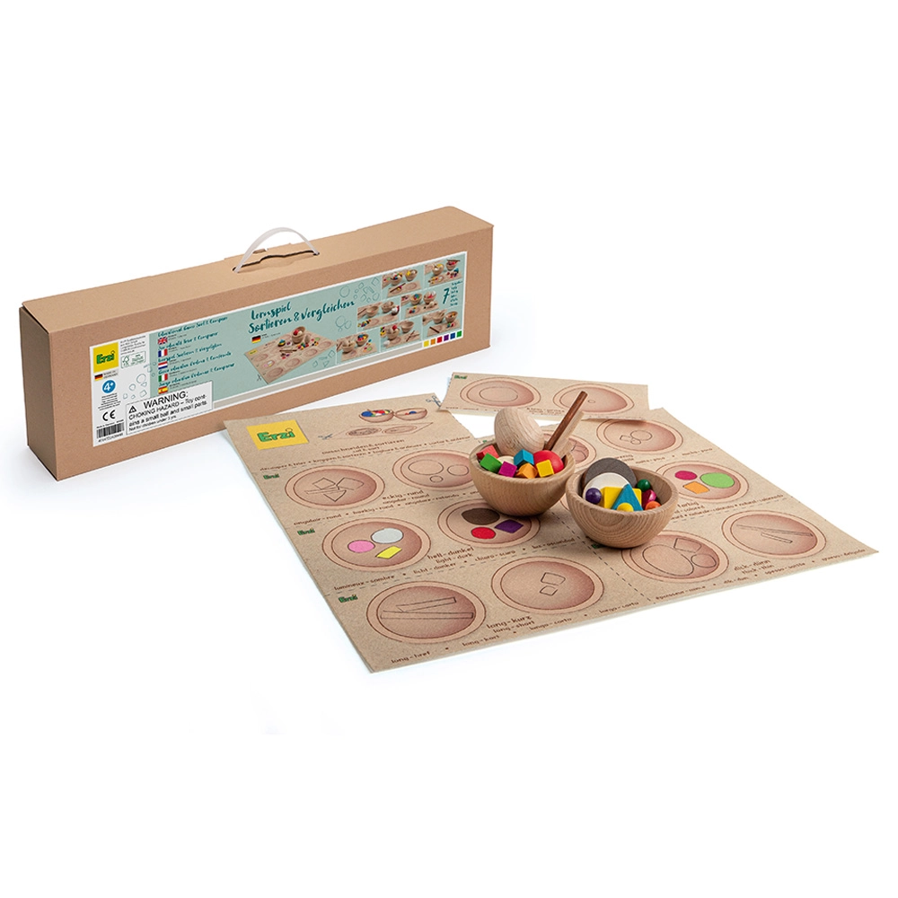 Sort And Companre Educational Game - Suitable for 4 years & above 21 pieces