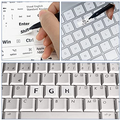 English keyboard stickers - US Layout