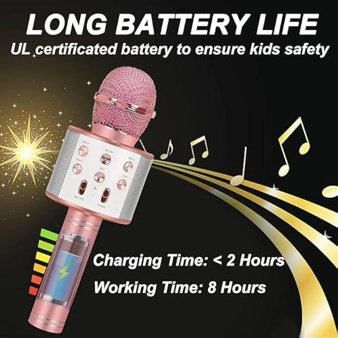 Girl Microphone - 6-8 years+