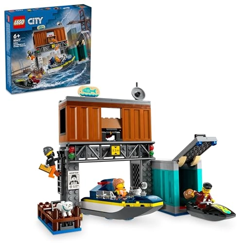 City Police Speedboat and Crooks' Hideout (60417)
