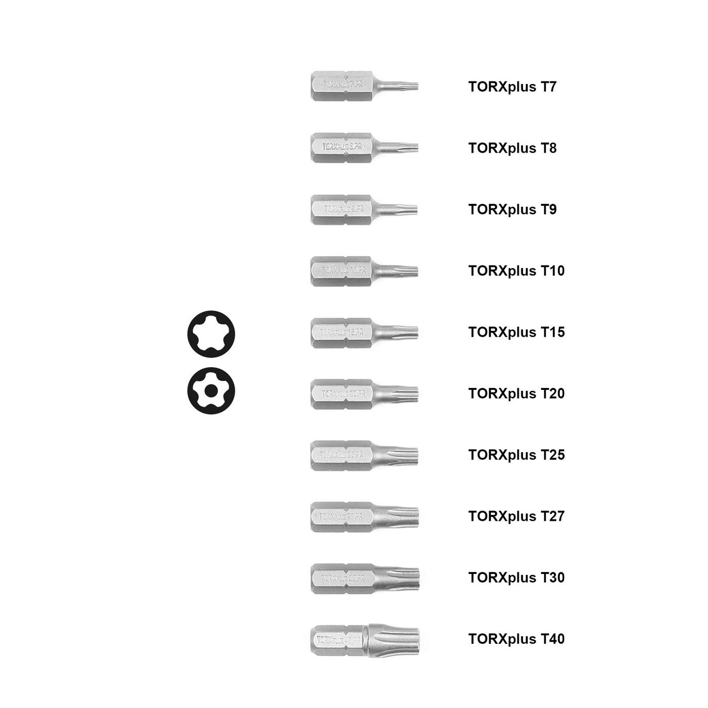 TORX PLUS IPR - 10 Pieces 25mm