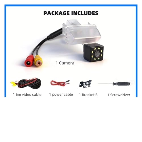 Car Rear View Camera - 8 LED Night Vision 648*480